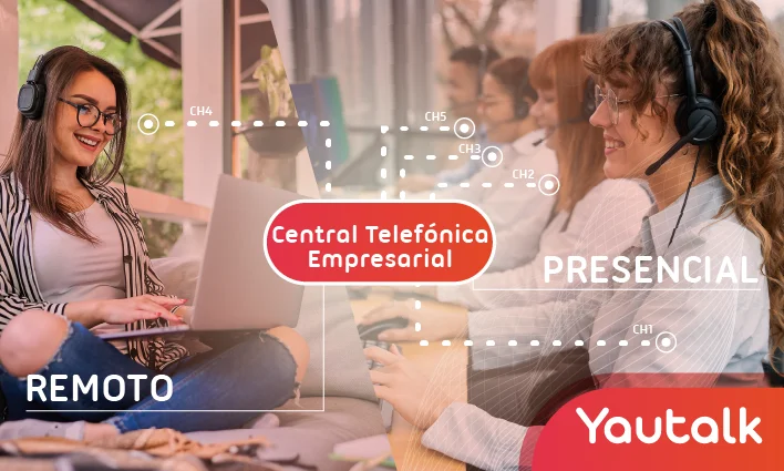 Central telefónica ne la nube de Yautalk