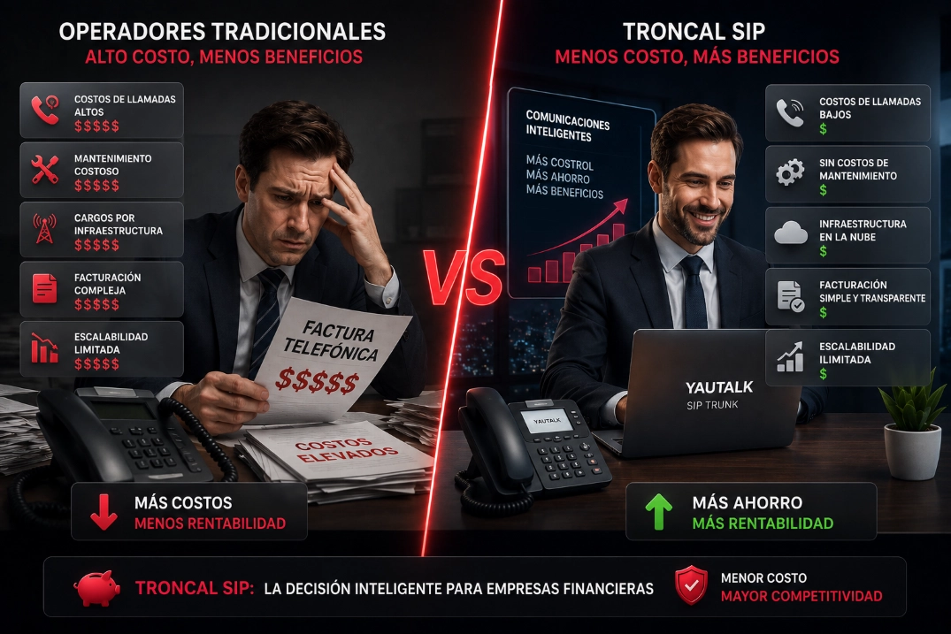 Características técnicas avanzadas del SIP Trunk de Yautalk